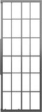 vidaXL - Douchecabine - 80x70x180 - cm - mat - ESG - zwart