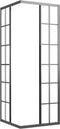 vidaXL - Douchecabine - 80x80x180 - cm - mat - ESG - zwart