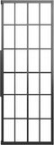 vidaXL - Douchecabine - 80x80x180 - cm - mat - ESG - zwart