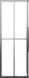 vidaXL - Douchecabine - 80x80x180 - cm - mat - ESG - zwart
