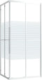 vidaXL - Douchecabine - 90x70x180 - cm - ESG