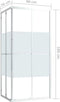 vidaXL - Douchecabine - 90x70x180 - cm - ESG