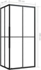 vidaXL - Douchecabine - 90x70x180 - cm - ESG