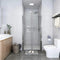 vidaXL - Douchedeur - 71x190 - cm - ESG - transparant