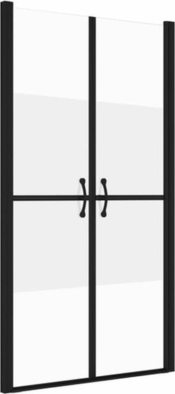 vidaXL - Douchedeur - (78-81)x190 - cm - ESG - halfmat