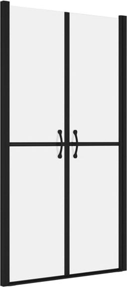 vidaXL - Douchedeur - (88-91)x190 - cm - ESG - mat