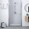 vidaXL - Douchedeur - 91x195 - cm - gehard - glas
