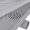 vidaXL - Douchegoot - rechthoekig - golf - 630x140 - mm - roestvrij - staal