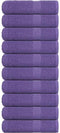 vidaXL - Douchehanddoeken - 10 - st - 70x140 - cm - 360 - g/m² - 100% - katoen - paars