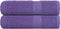 vidaXL - Douchehanddoeken - 2 - st - 70x140 - cm - 360 - g/m² - 100% - katoen - paars