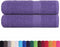 vidaXL - Douchehanddoeken - 2 - st - 70x140 - cm - 360 - g/m² - 100% - katoen - paars