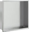 vidaXL - Douchenis - 32x32x9 - cm - roestvrijstaal - geborsteld - zilverkleurig