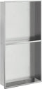 vidaXL - Douchenis - 32x62x9 - cm - roestvrijstaal - geborsteld - zilverkleurig