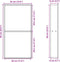 vidaXL - Douchenis - 32x62x9 - cm - roestvrijstaal - geborsteld - zilverkleurig