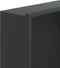 vidaXL - Douchenis - 32x62x9 - cm - roestvrijstaal - matzwart