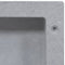 vidaXL - Douchenis - met - 2 - vakken - 41x69x9 - cm - hoogglans - wit
