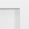 vidaXL - Douchenis - met - 2 - vakken - 41x69x9 - cm - hoogglans - wit