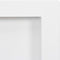 vidaXL - Douchenis - met - 3 - vakken - 41x99x9 - cm - matwit