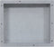 vidaXL - Douchenis - met - 3 - vakken - 41x99x9 - cm - matwit