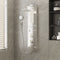 vidaXL - Douchepaneel - 25x43x110 - cm - zilverkleurig