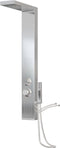vidaXL - Douchepaneelsysteem - aluminium - wit