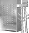 vidaXL - Douchepaneelsysteem - aluminium - wit