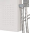 vidaXL - Douchepaneelsysteem - aluminium - wit
