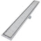 vidaXL - Doucheputje - rechthoekig - 1030x140 - mm - roestvrij - staal