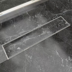 vidaXL - Doucheputje - rechthoekig - 530x140mm - roestvrij - staal