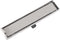 vidaXL - Doucheputje - rechthoekig - 630x140 - mm - roestvrij - staal