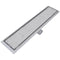 vidaXL - Doucheputje - rechthoekig - 630x140 - mm - roestvrij - staal