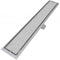 vidaXL - Doucheputje - rechthoekig - roestvrij - staal - 830x140 - mm