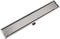 vidaXL - Doucheputje - rechthoekig - roestvrij - staal - 830x140 - mm