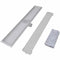 vidaXL - Doucheputje - rechthoekig - roestvrij - staal - 830x140 - mm
