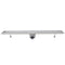 vidaXL - Doucheputje - rechthoekig - roestvrij - staal - 830x140 - mm