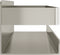 vidaXL - Doucherekje - 23x6,5x6 - cm - geborsteld - 304 - roestvrij - staal