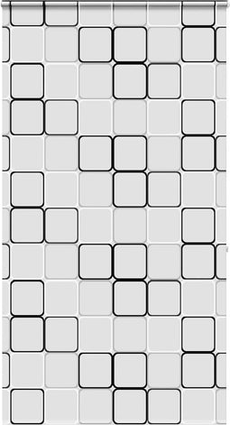 vidaXL - Doucherolgordijn - met - cassette - 140x240 - cm - stofbreedte - 136 - cm