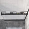 vidaXL-Doucheschap-voor-inloopdouchewand-100-cm-aluminium-zwart