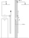 vidaXL - Douchesysteem - roestvrij - staal - 201 - goudkleurig