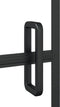 vidaXL - Douchewand - 100x140 - cm - ESG - zwart