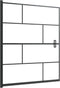vidaXL - Douchewand - 116x140 - cm - ESG - zwart