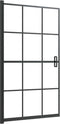 vidaXL - Douchewand - 80x140 - cm - ESG - zwart