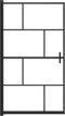 vidaXL - Douchewand - 80x140 - cm - ESG - zwart