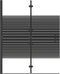 vidaXL - Douchewand - inklapbaar - 100x140 - cm - ESG - zwart