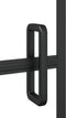 vidaXL - Douchewand - inklapbaar - 100x140 - cm - ESG - zwart