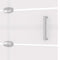 vidaXL - Douchewand - inklapbaar - 120x140 - cm - ESG - wit