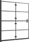 vidaXL - Douchewand - inklapbaar - 120x140 - cm - ESG - zwart