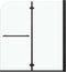 vidaXL - Douchewand - inklapbaar - 2 - panelen - 120x140 - cm - ESG - zwart