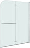 vidaXL - Douchewand - inklapbaar - 2 - panelen - 95x140 - cm - ESG
