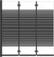 vidaXL - Douchewand - inklapbaar - 3 - panelen - 130x130 - cm - ESG - zwart